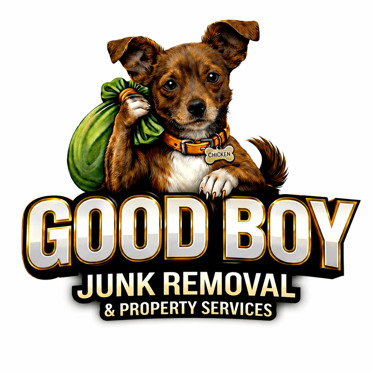Good Boy Junk Removal logo